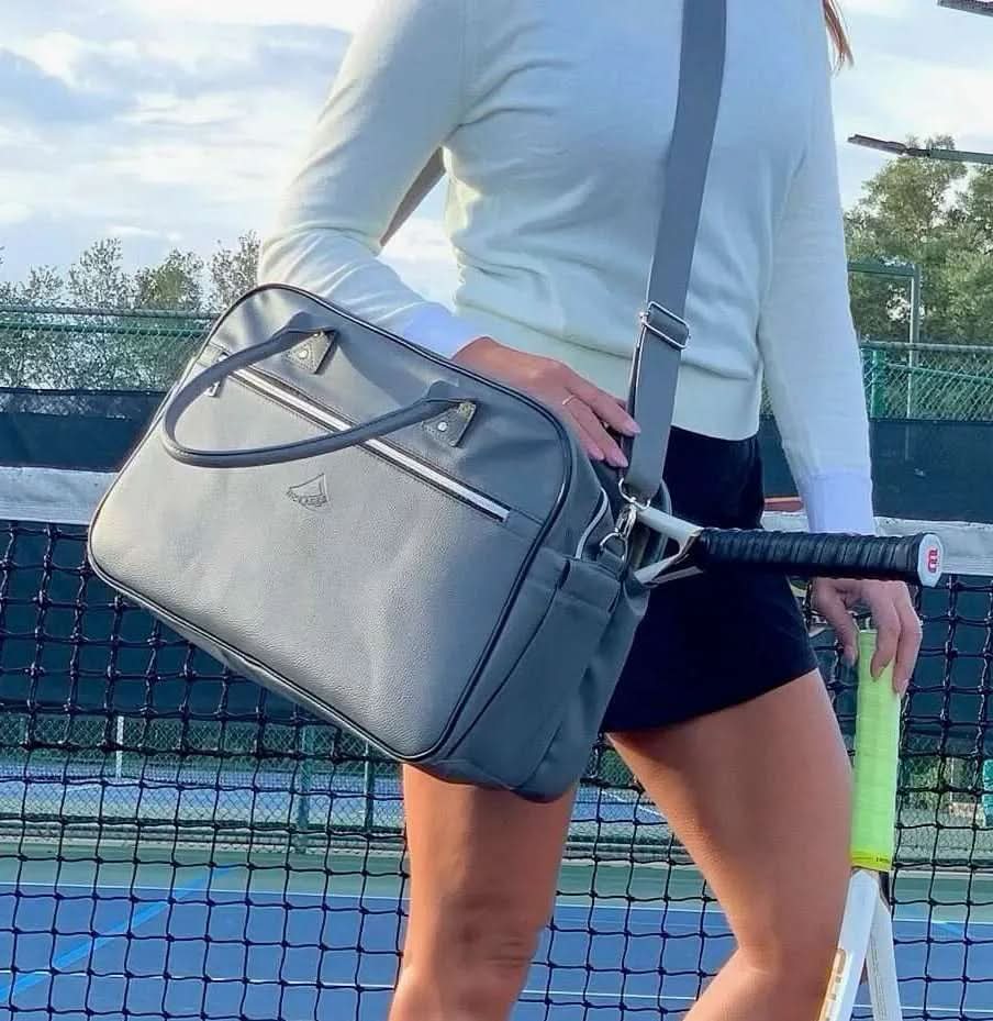 LAVA Premium Tennis Duffle Bag - Gray - NiceAces