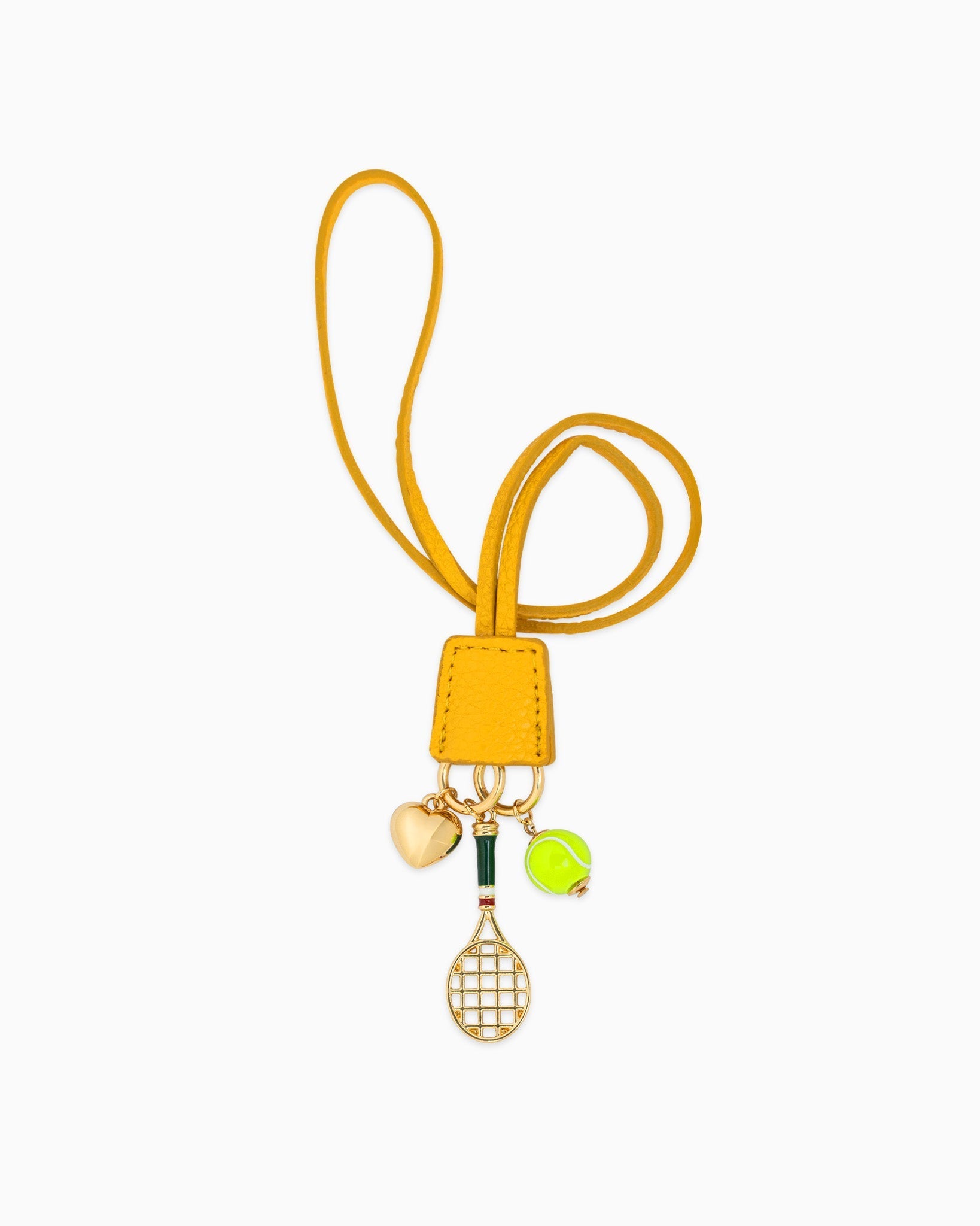 Tennis Leather Clochette Bag Charm - NiceAces