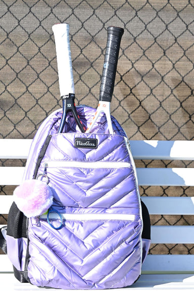 Emily Bag – Shimmering Luxury Tennis & Pickleball Backpack  display picture 2