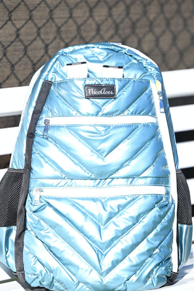 Emily Bag – Shimmering Luxury Tennis & Pickleball Backpack  display picture 3