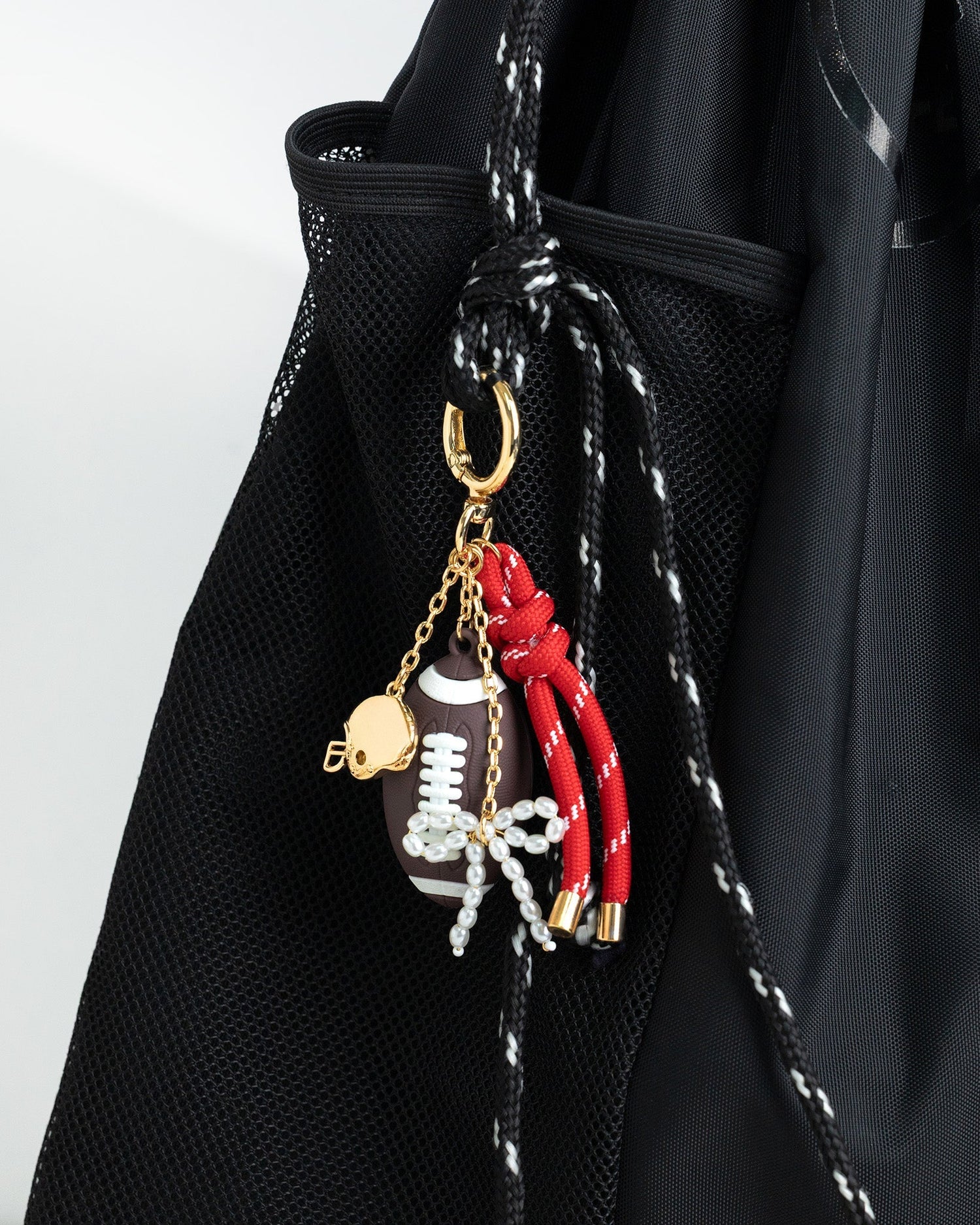 Touchdown Vibes Football Bag Charm - NiceAces