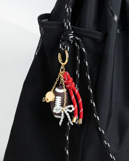 Touchdown Vibes Football Bag Charm - NiceAces